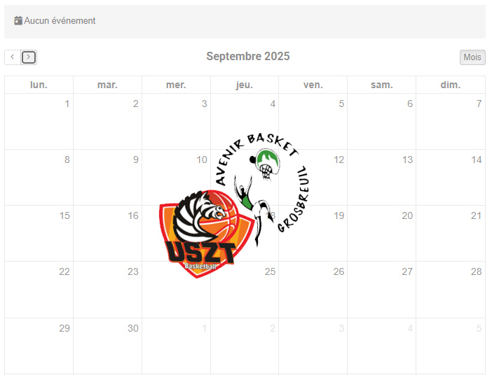 Organisation des Matchs du weekend